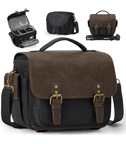 Amazon.com: TP Original Handmade Genuine Real Leather Half Camera